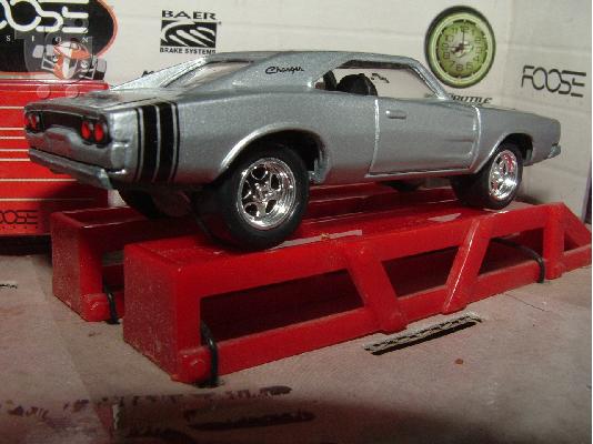 1968 Dodge Charger, Mopar, silver, Johnny Lightning 90